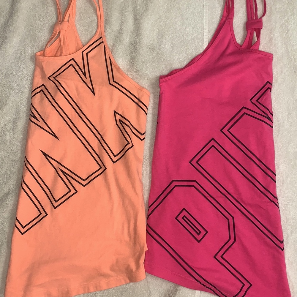 2 “PINK by VICTORIA SECRET” tank tops
